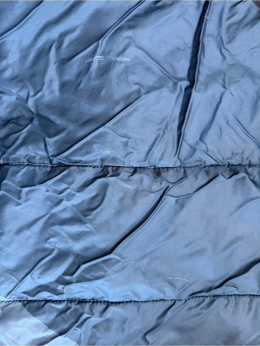 Rumpl Original Puffy 2 Person Blanket, Cascade Fade, 84“ x 80“, Camping, Vanlife